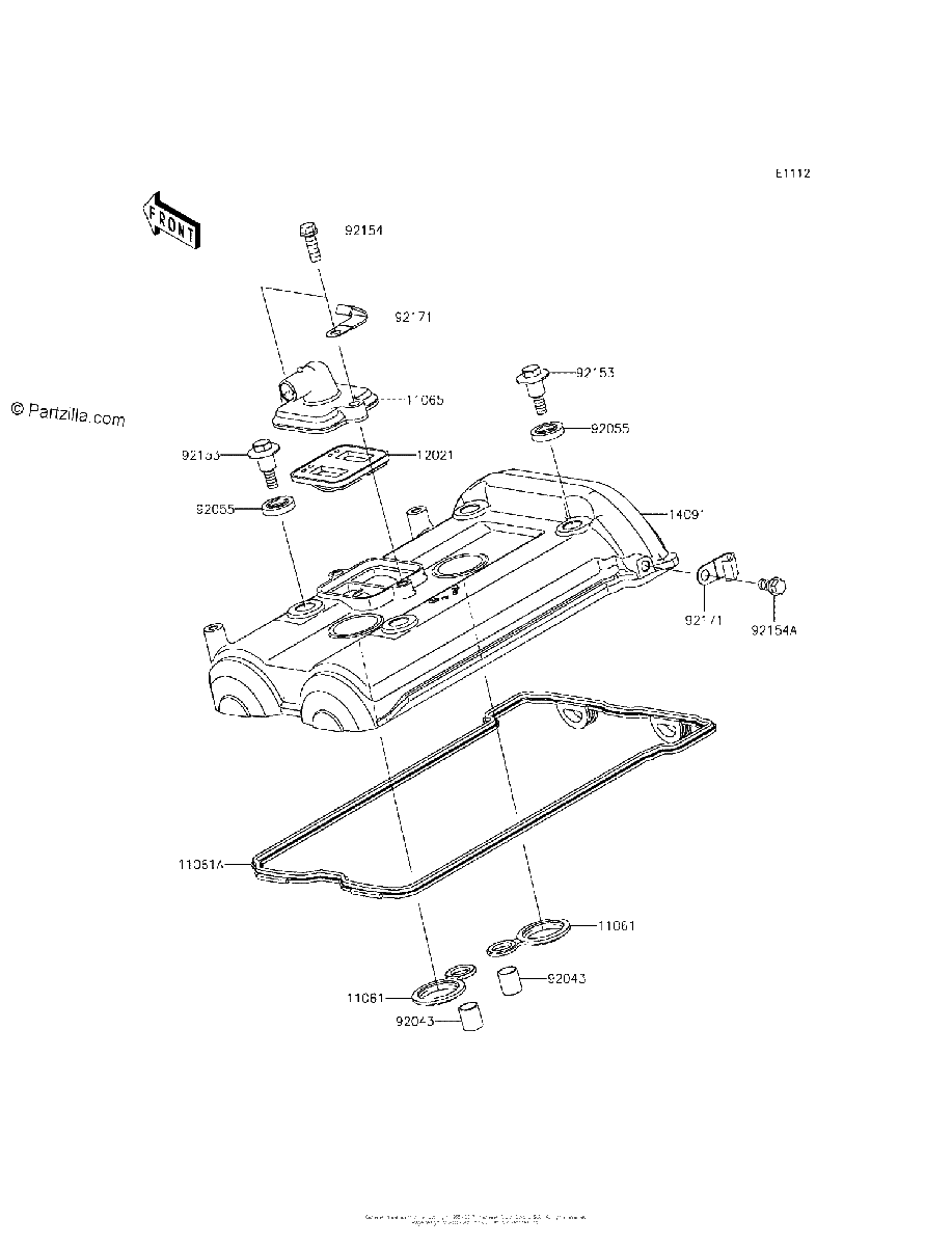 Diagrama de CYLINDER HEAD COVER