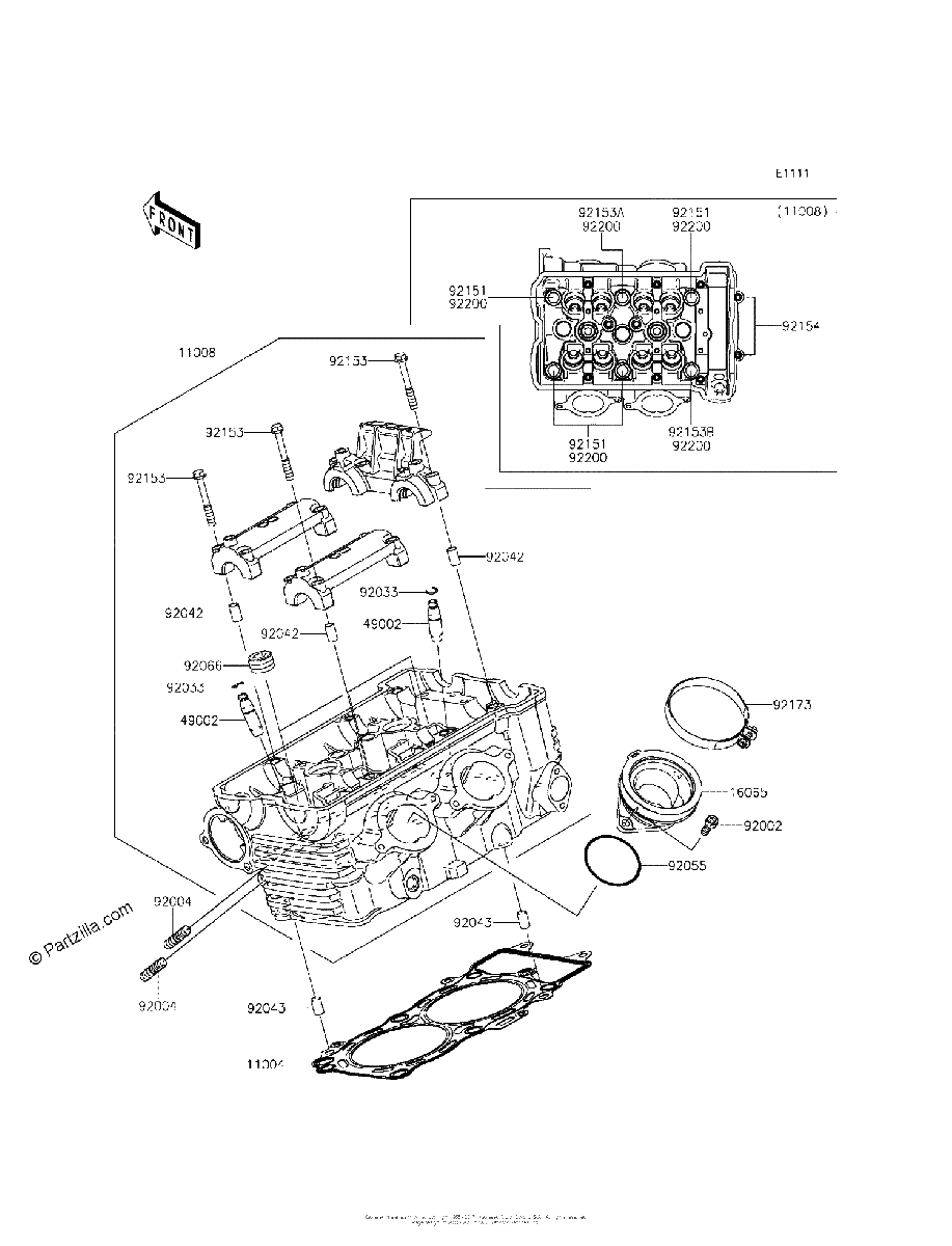Diagrama de CYLINDER HEAD