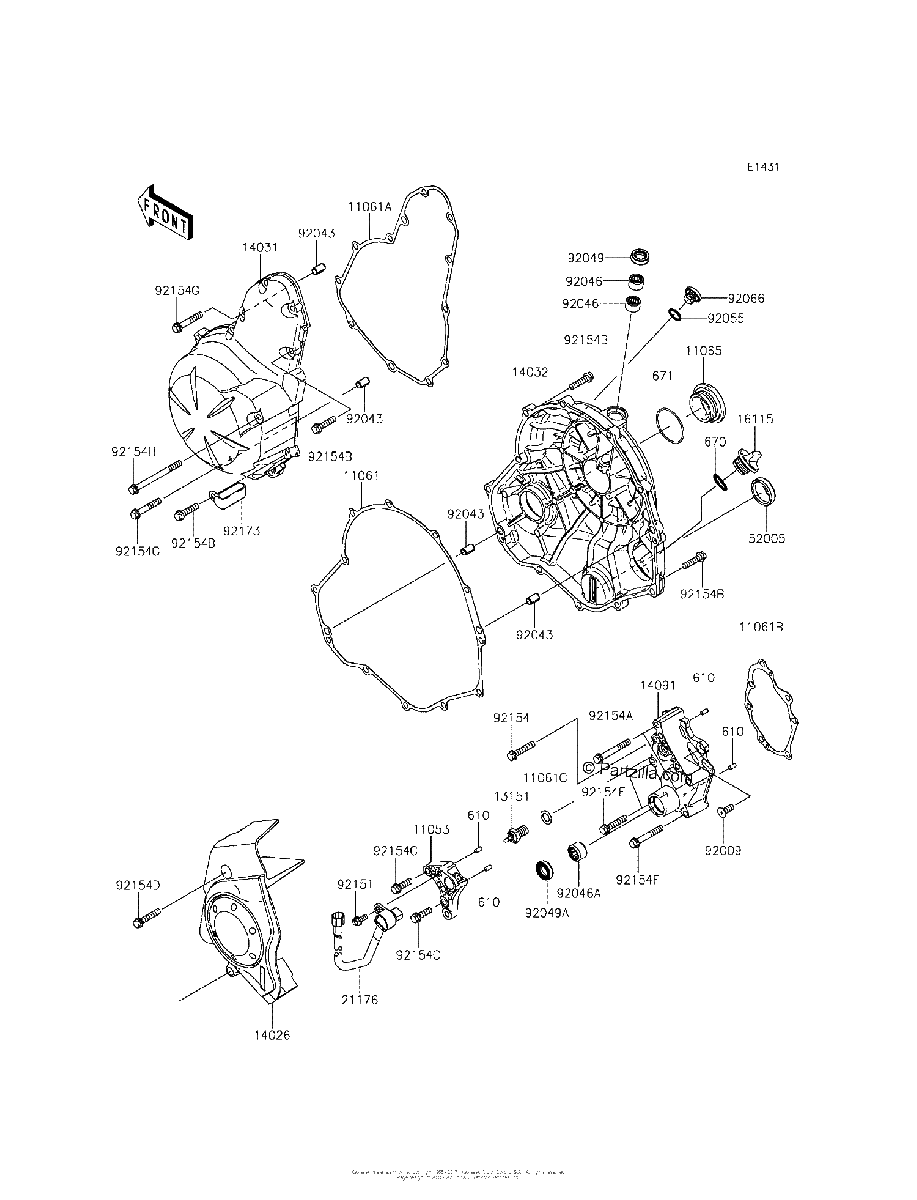 Diagrama de ENGINE COVER S