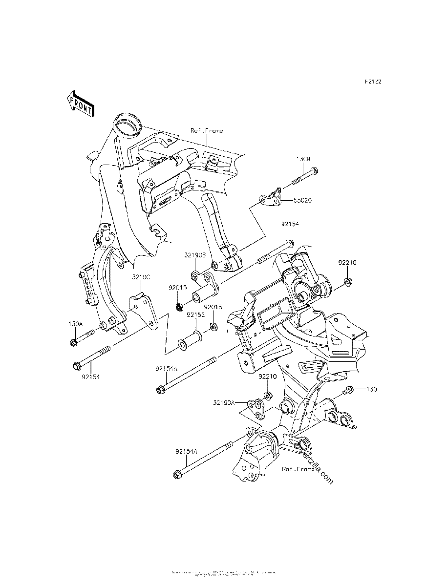 Diagrama de ENGINE MOUNT