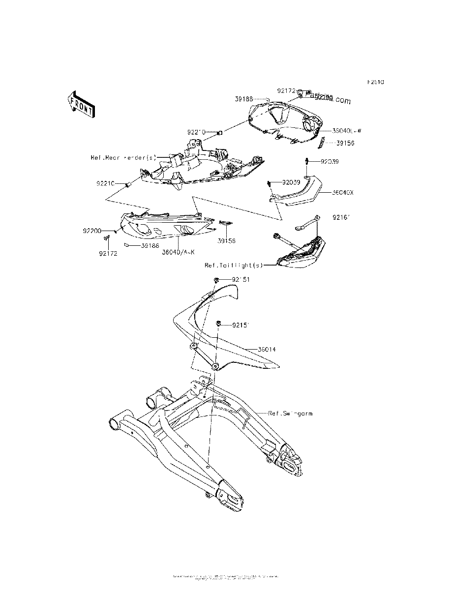 Diagrama de SIDE COVERS CHAIN COVER