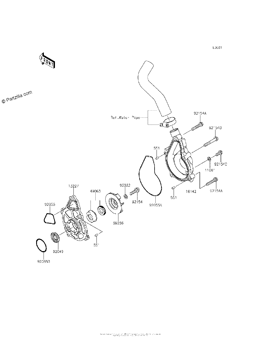 Diagrama de WATER PUMP