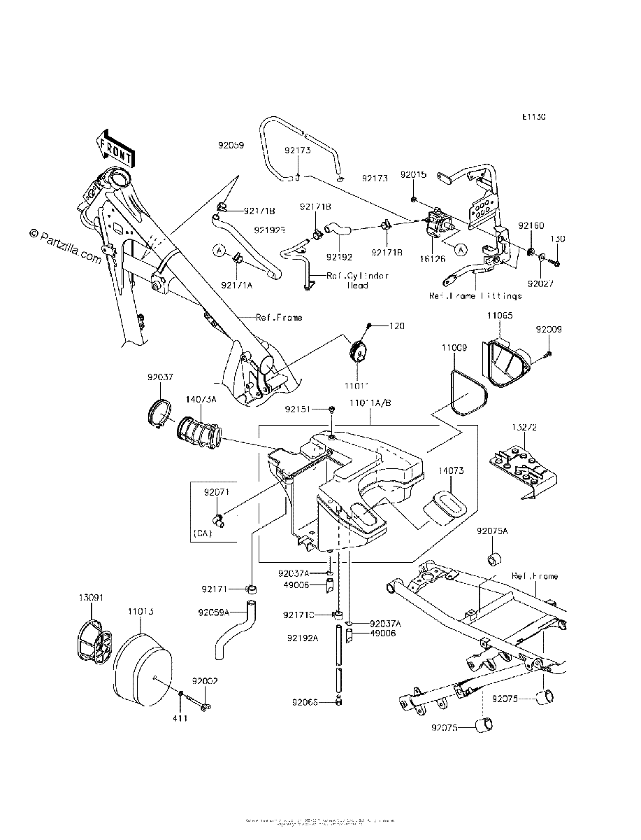 Diagrama de AIR CLEANER