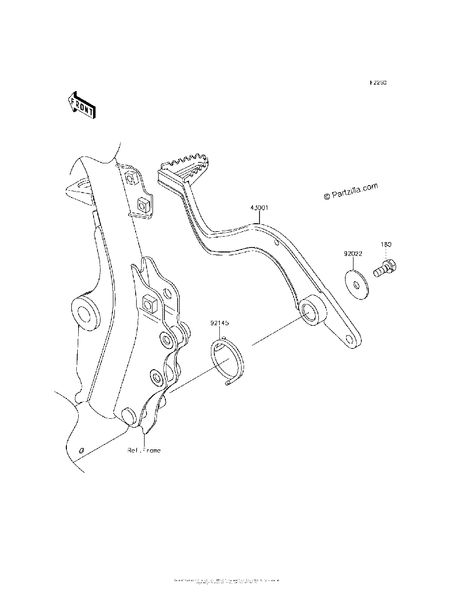 Diagrama de BRAKE PEDAL