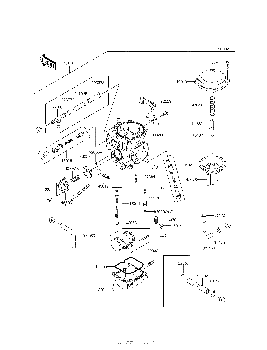 Diagrama de CARBURETOR CA