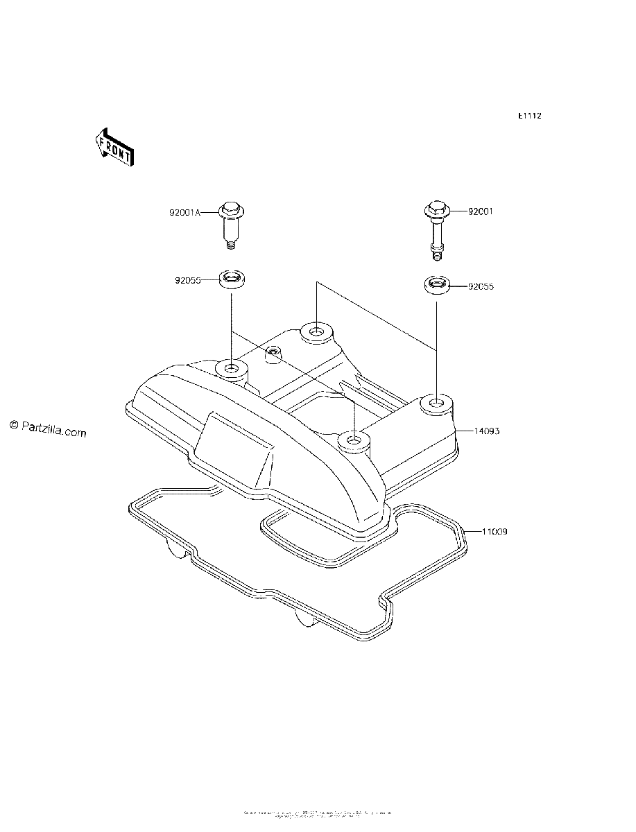Diagrama de CYLINDER HEAD COVER