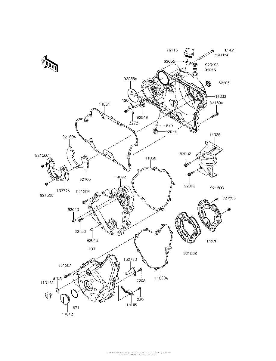 Diagrama de ENGINE COVER S