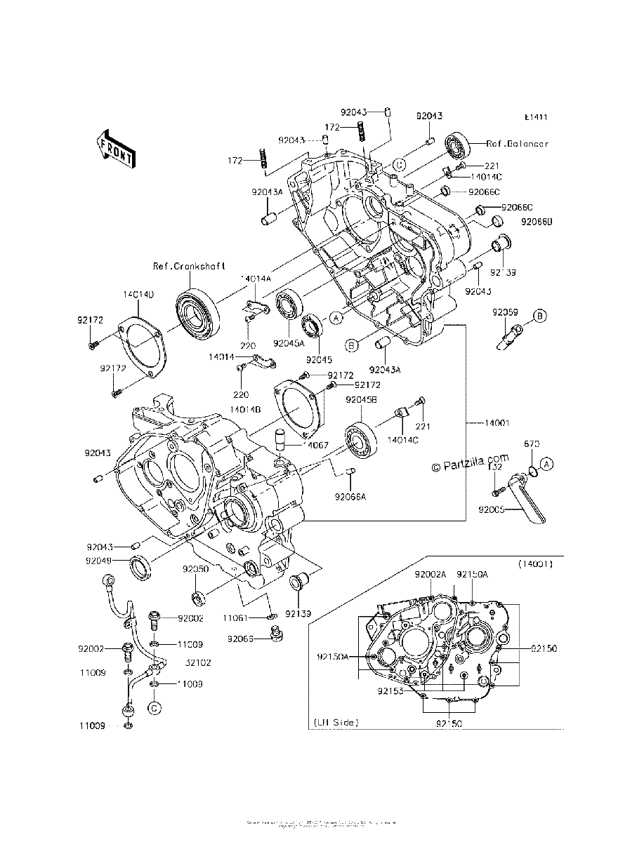 Diagrama de CRANKCASE
