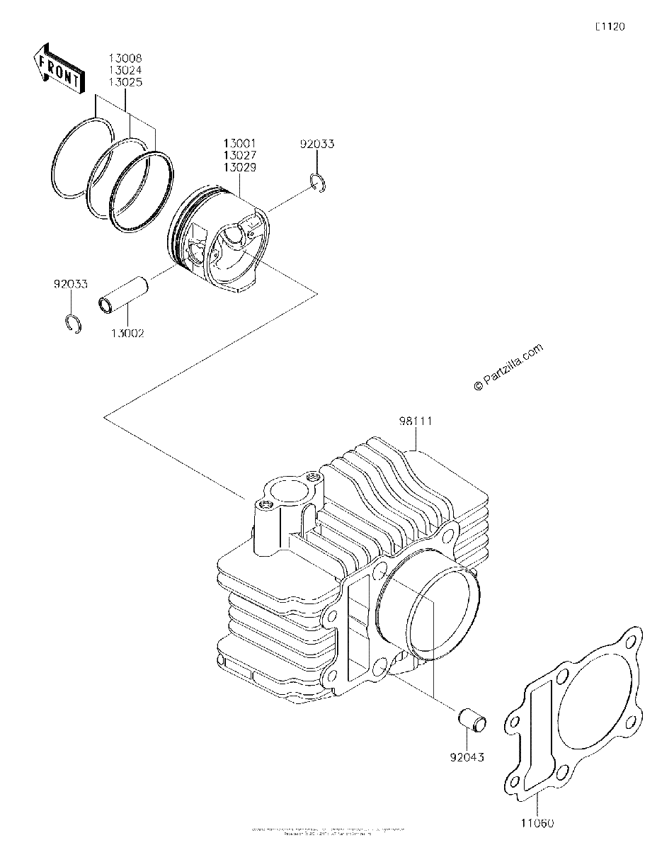 Diagrama de CYLINDER PISTON S