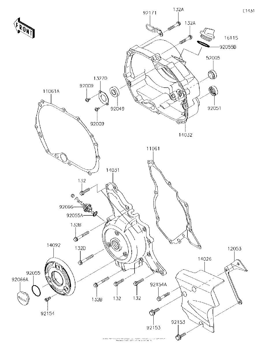 Diagrama de ENGINE COVER S
