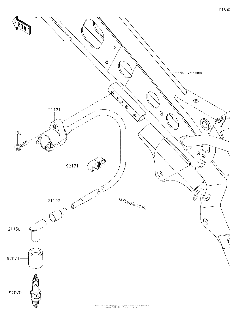 Diagrama de IGNITION SYSTEM