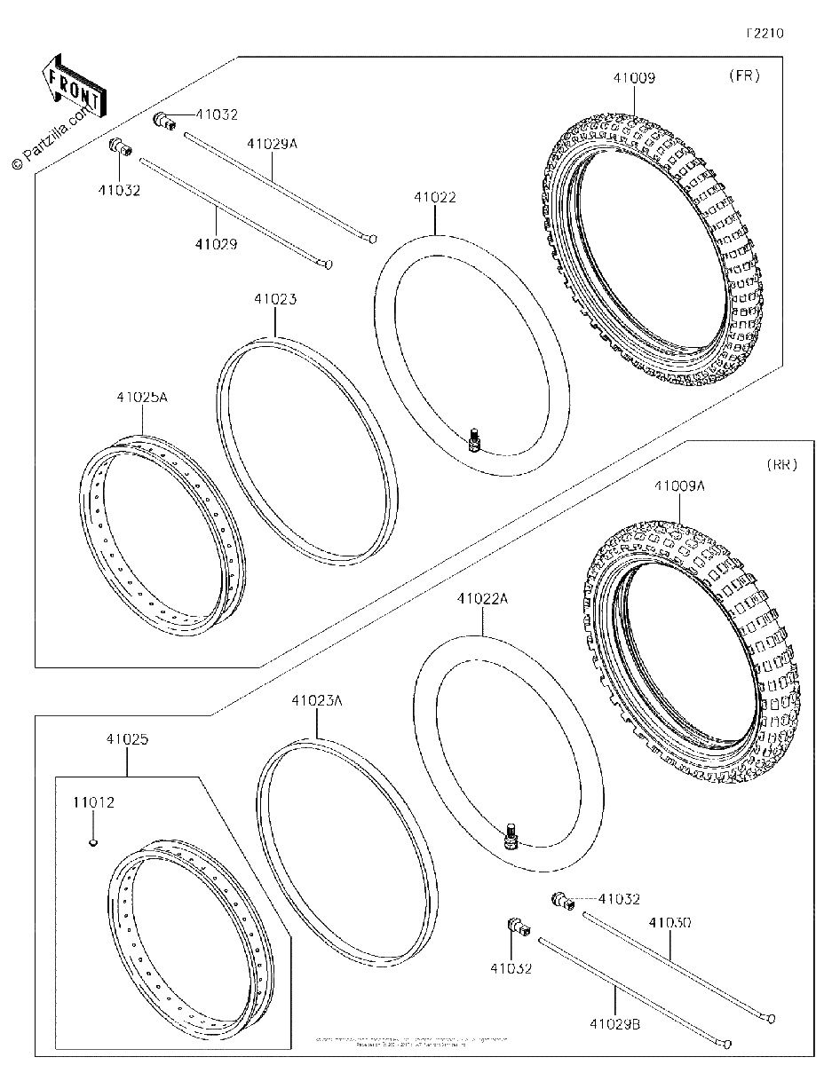 Diagrama de WHEELS TIRES