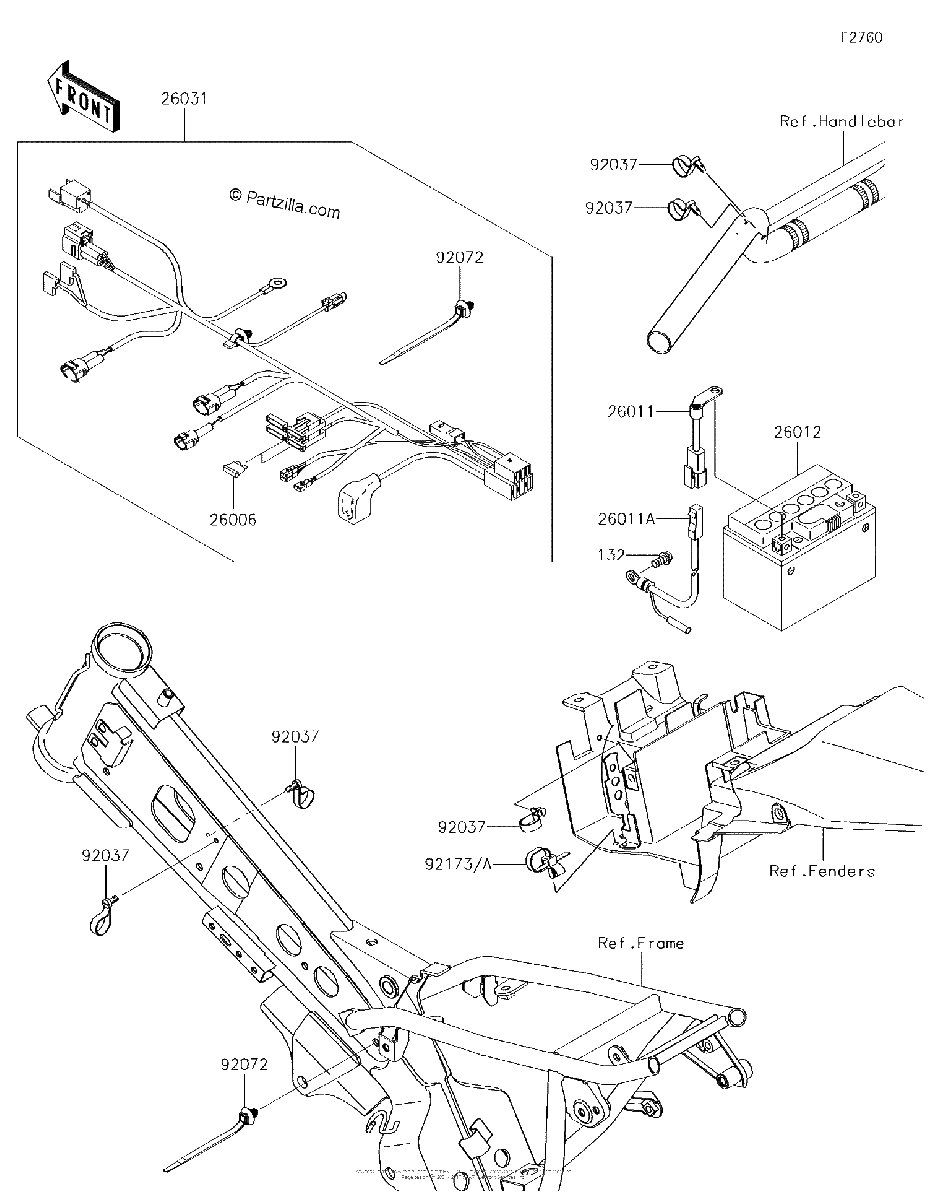 Diagrama de CHASSIS ELECTRICAL EQUIPMENT