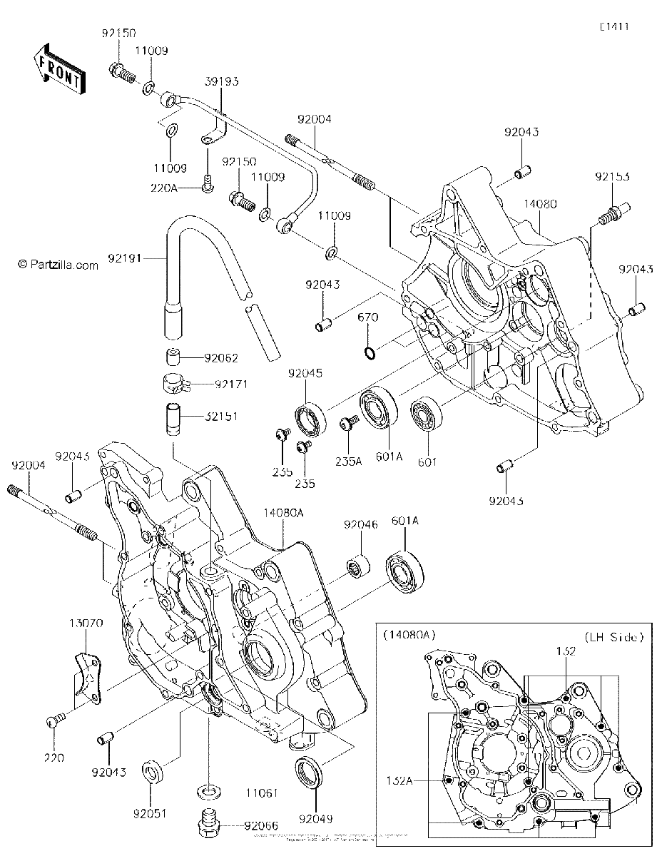 Diagrama de CRANKCASE
