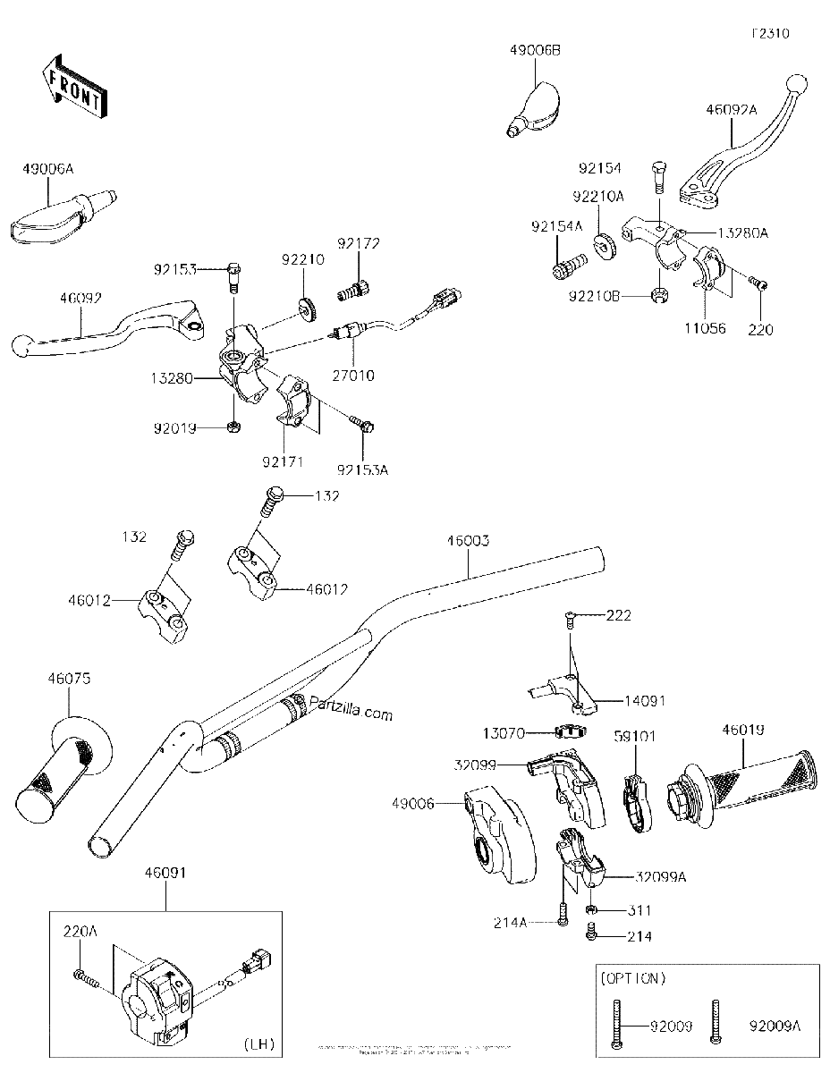 Diagrama de HANDLEBAR