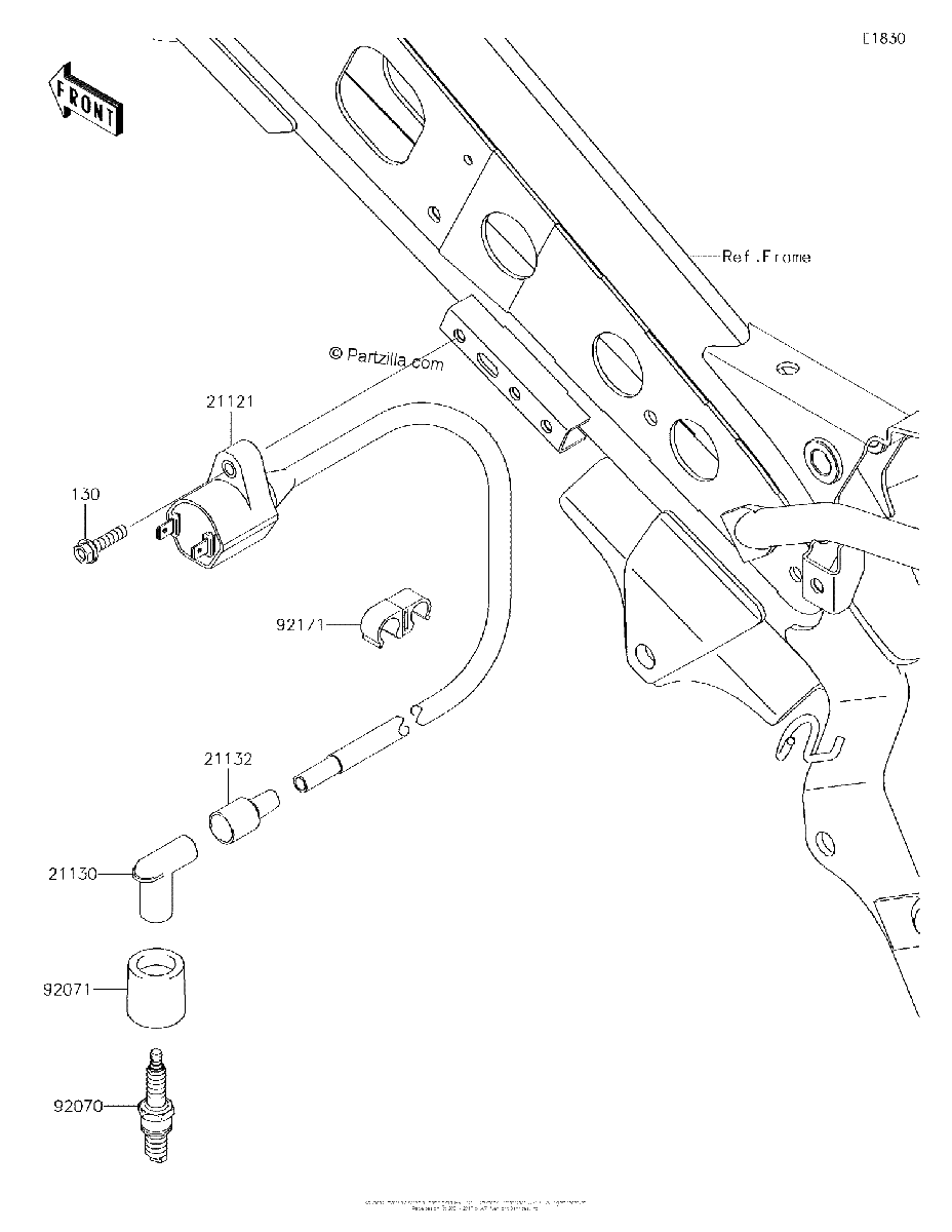 Diagrama de IGNITION SYSTEM