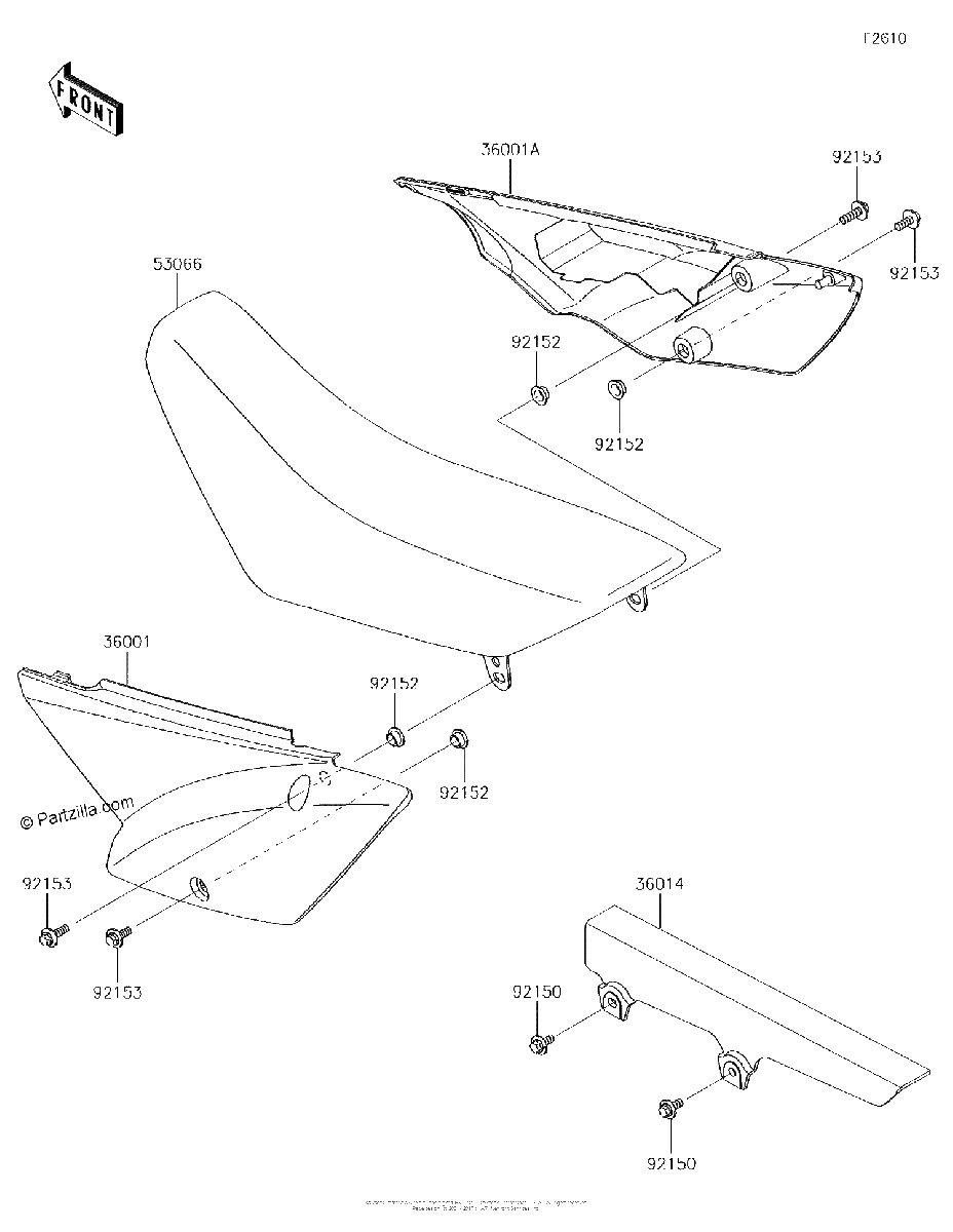 Diagrama de SIDE COVERS CHAIN COVER