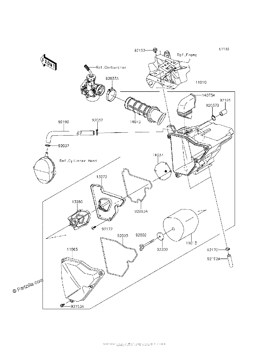 Diagrama de AIR CLEANER