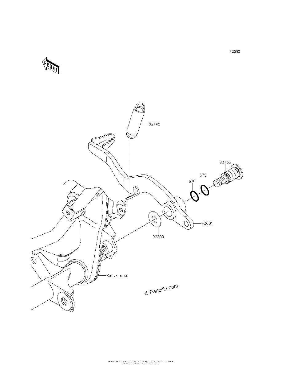 Diagrama de BRAKE PEDAL