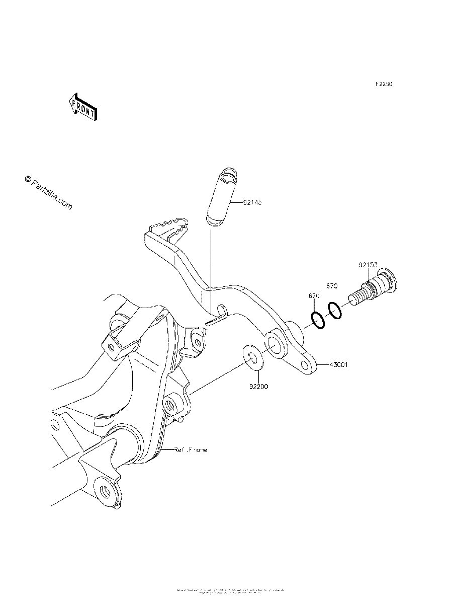 Diagrama de BRAKE PEDAL