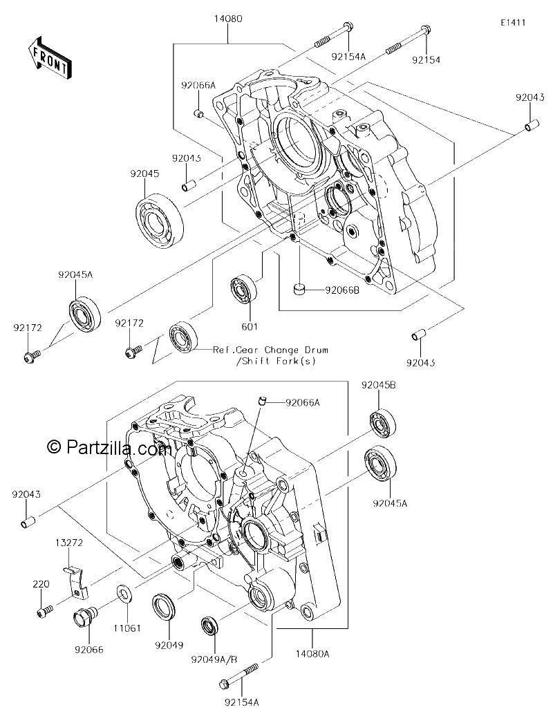 Diagrama de CRANKCASE