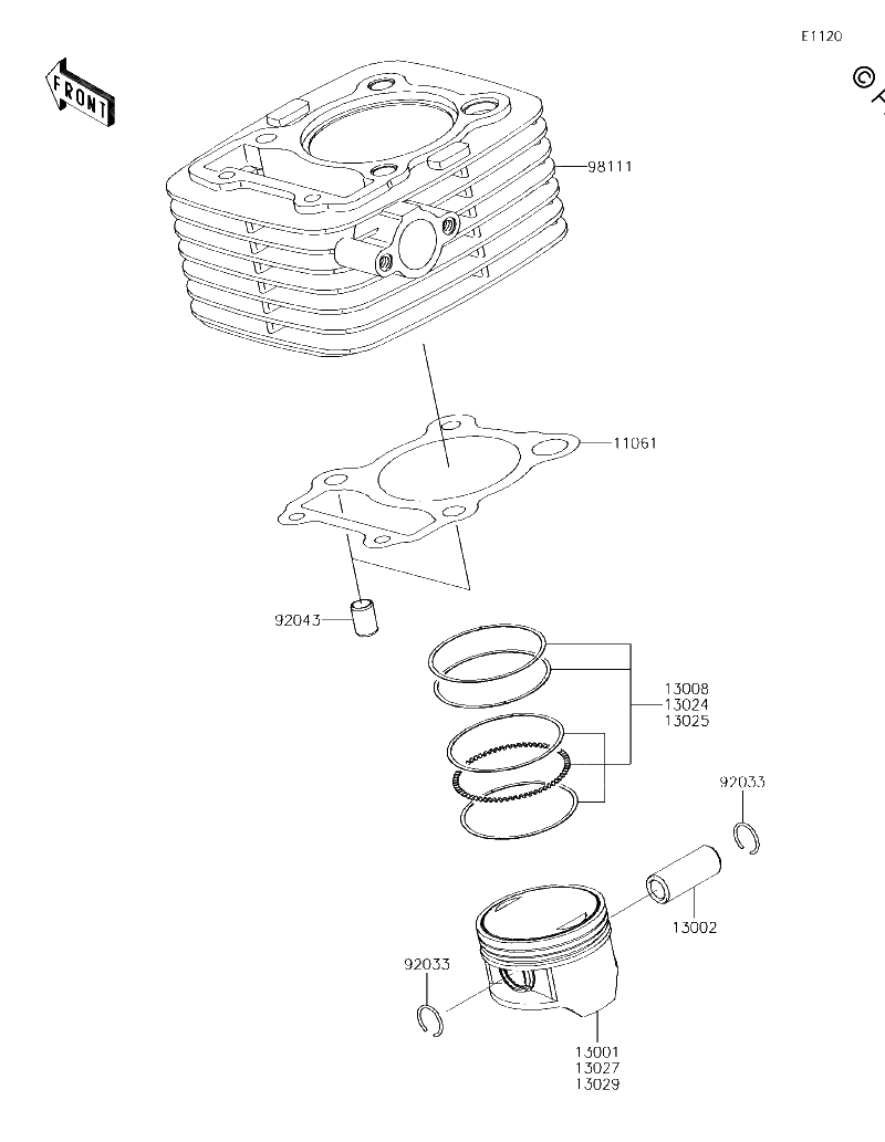 Diagrama de CYLINDER PISTON S