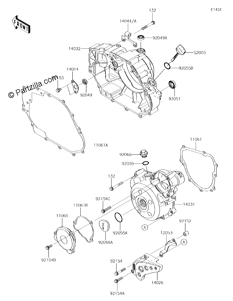 Diagrama de ENGINE COVER S