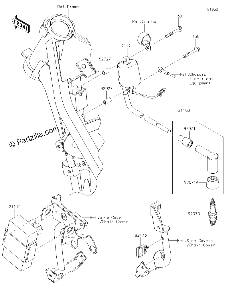 Diagrama de IGNITION SYSTEM