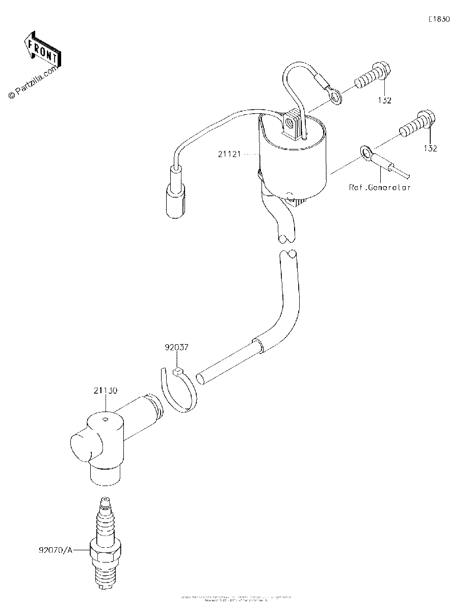 Diagrama de IGNITION SYSTEM