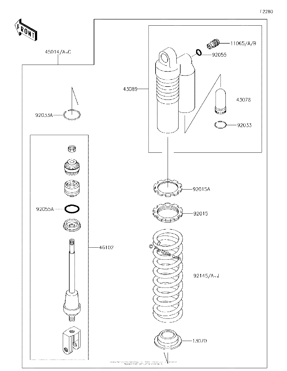 Diagrama de SHOCK ABSORBER S