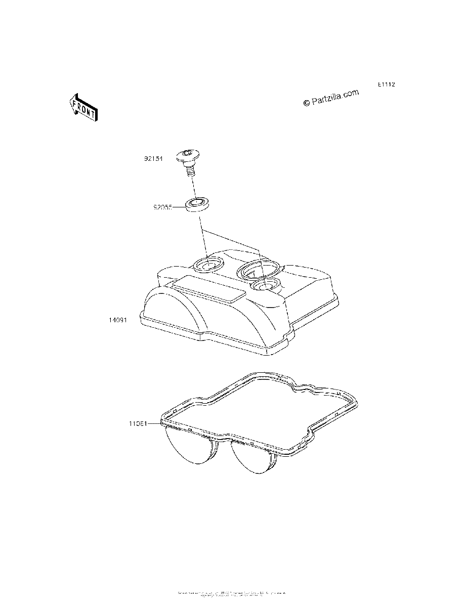 Diagrama de CYLINDER HEAD COVER
