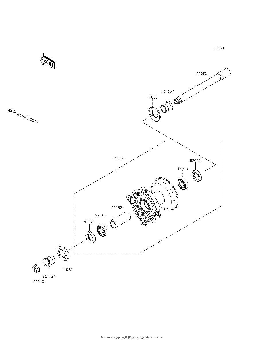 Diagrama de FRONT HUB