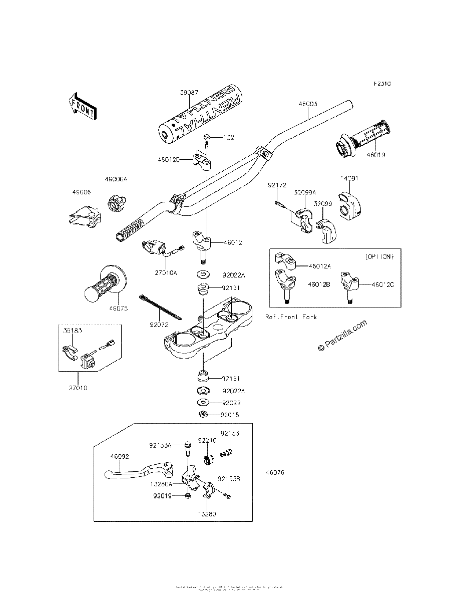 Diagrama de HANDLEBAR