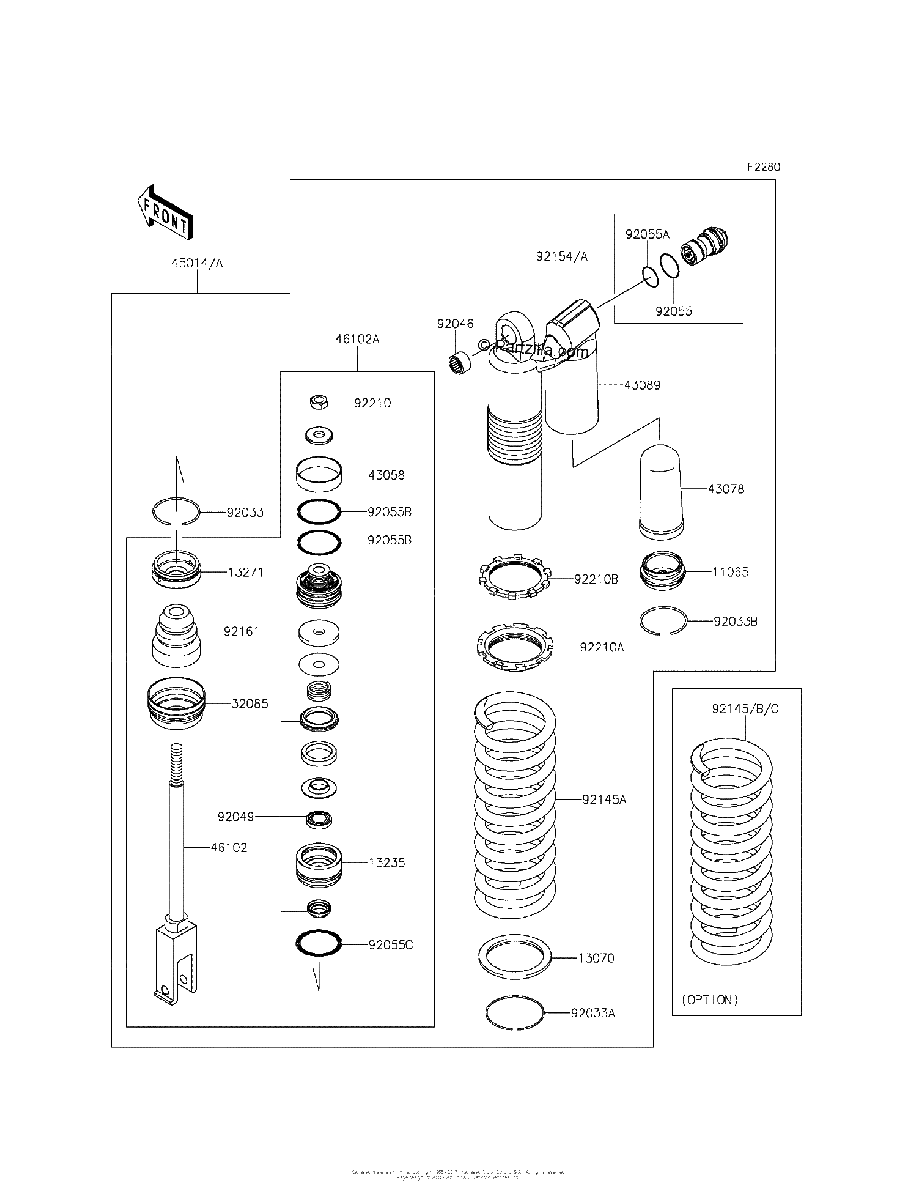 Diagrama de SHOCK ABSORBER S