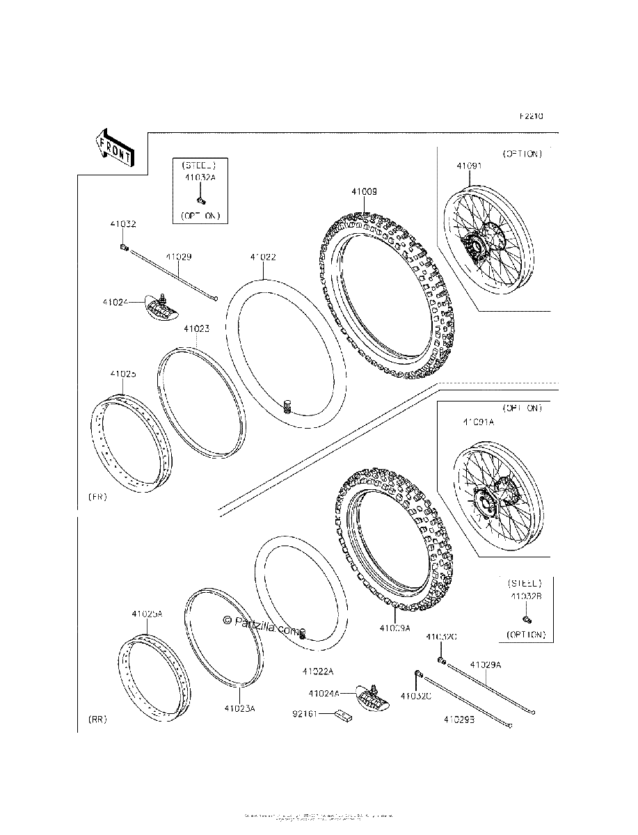 Diagrama de WHEELS TIRES