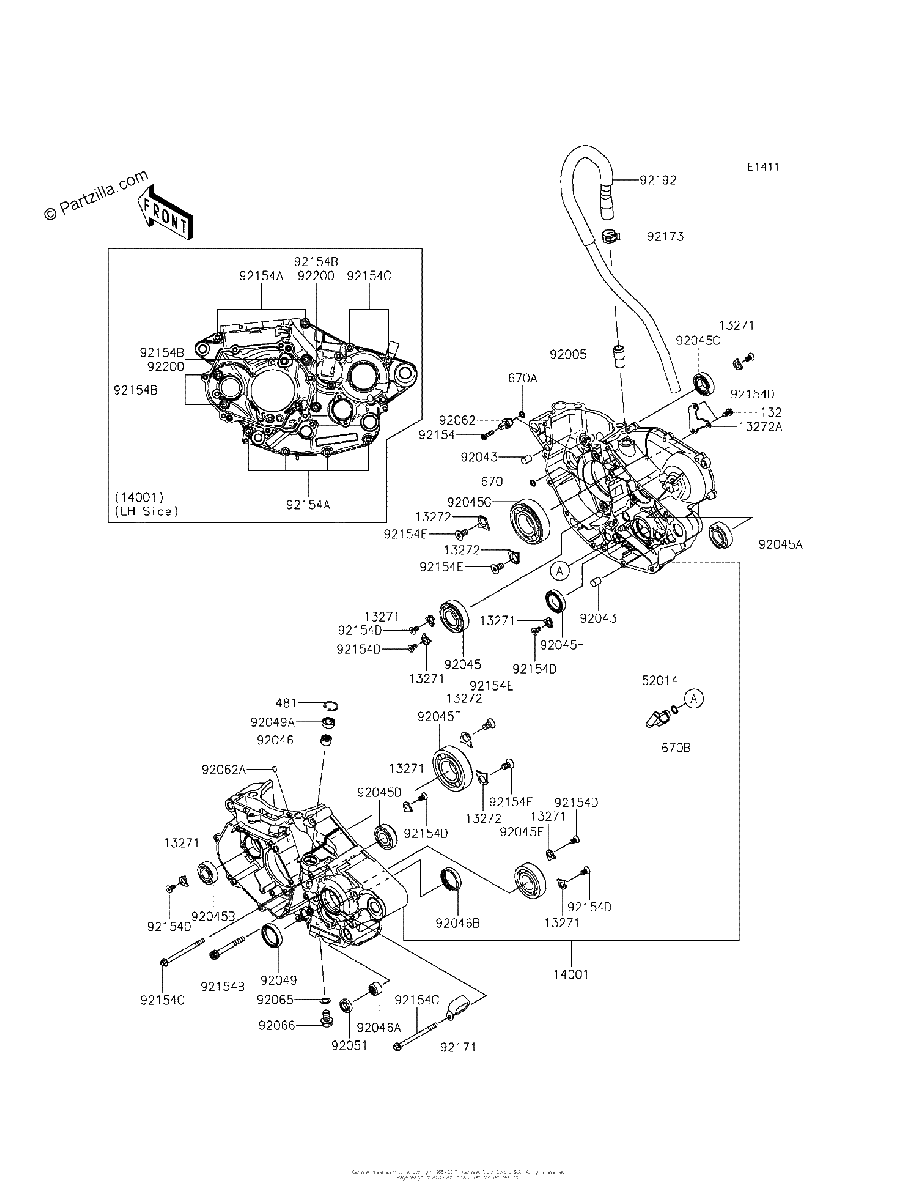 Diagrama de CRANKCASE