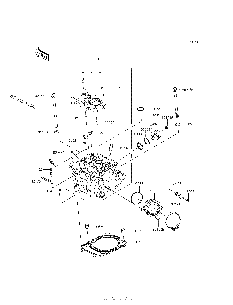 Diagrama de CYLINDER HEAD