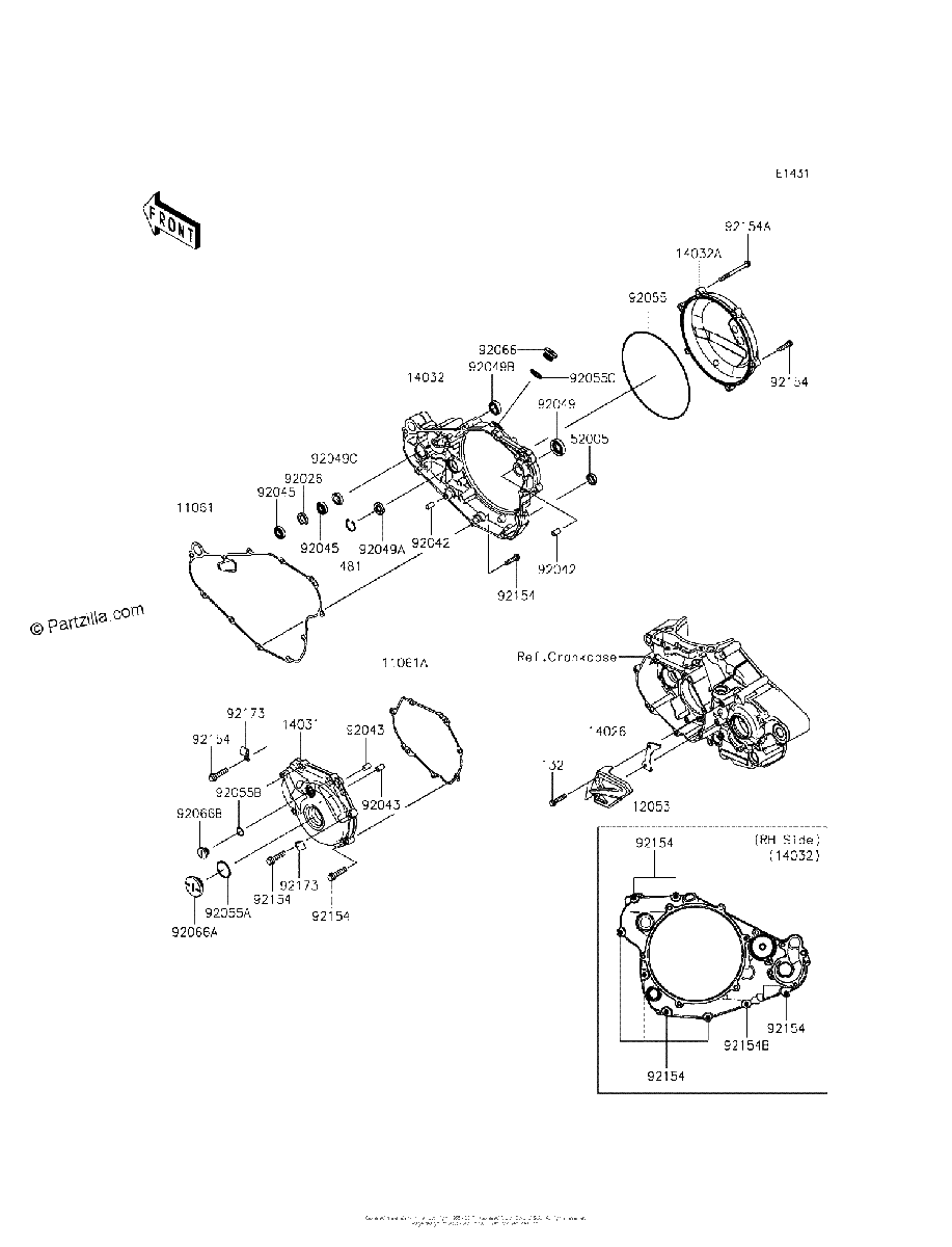 Diagrama de ENGINE COVER S