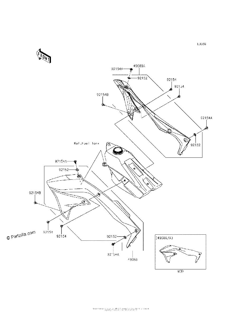 Diagrama de ENGINE SHROUDS