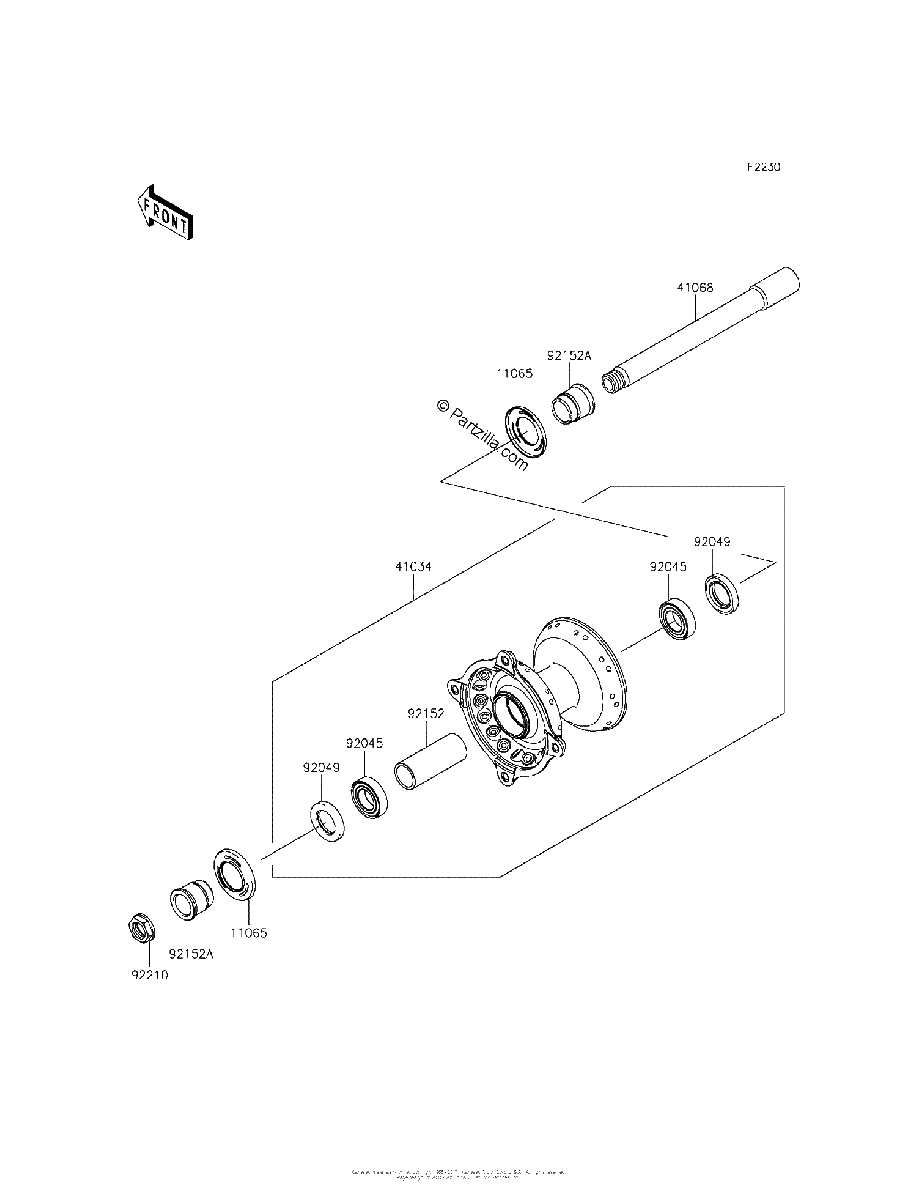 Diagrama de FRONT HUB