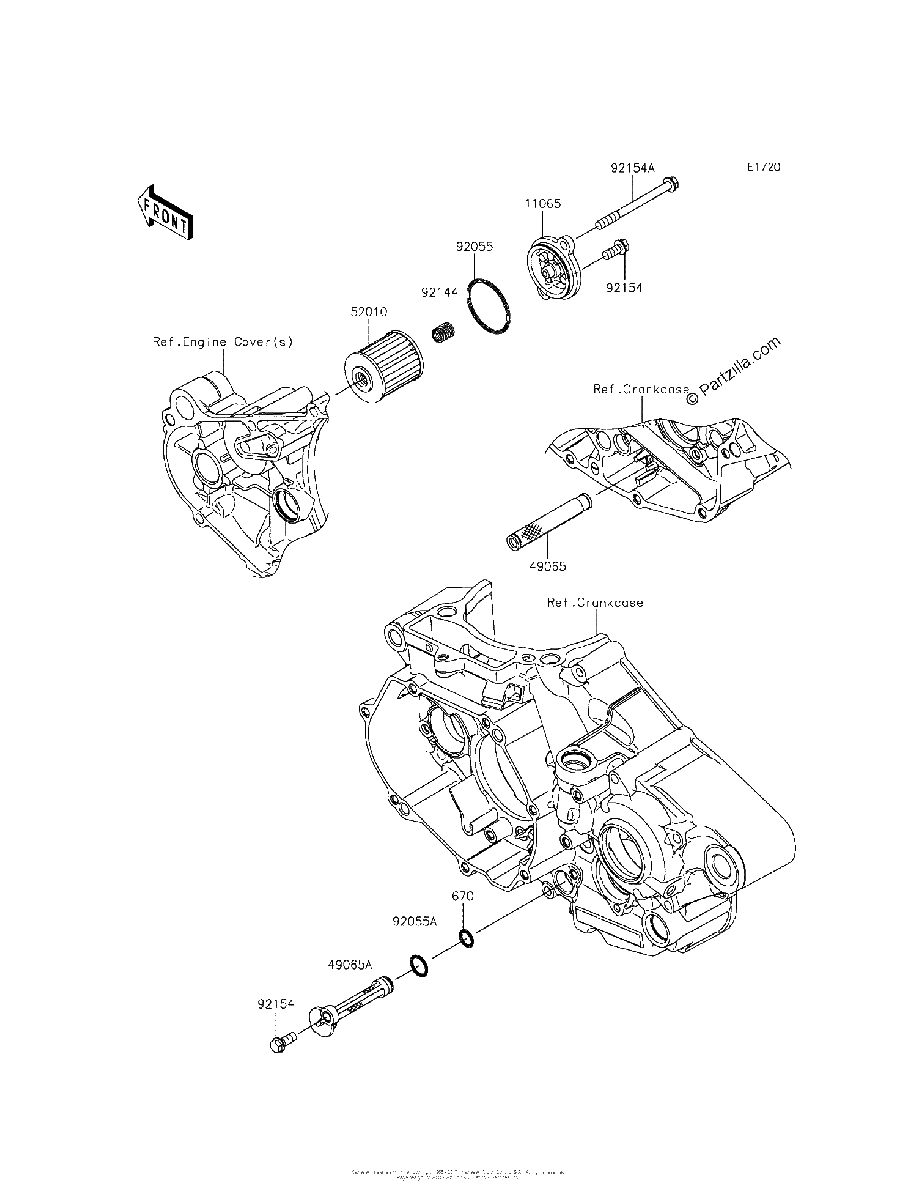 Diagrama de OIL FILTER