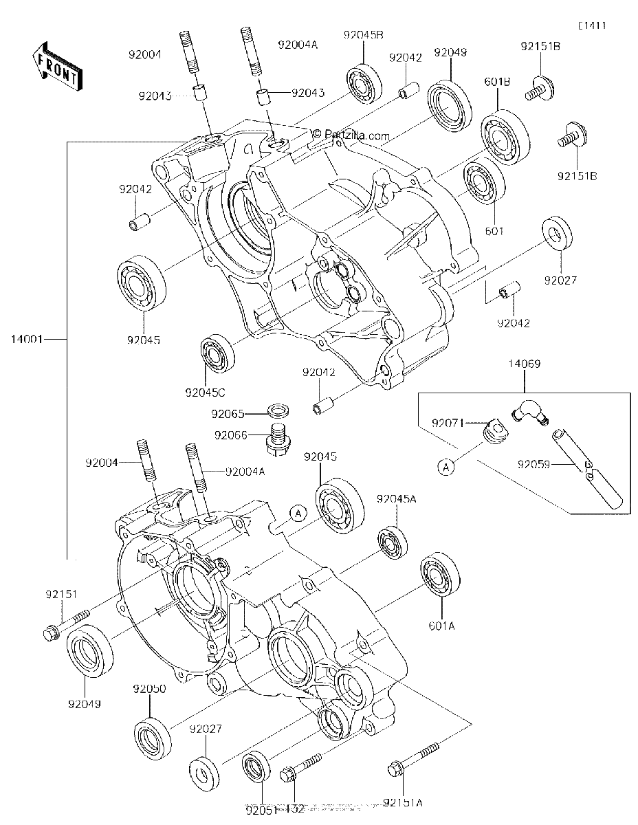 Diagrama de CRANKCASE