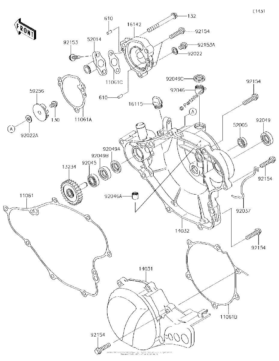 Diagrama de ENGINE COVER S