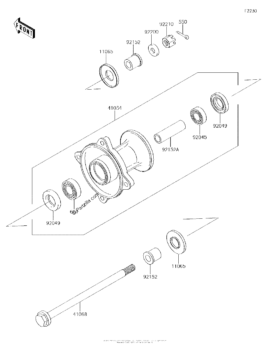 Diagrama de FRONT HUB