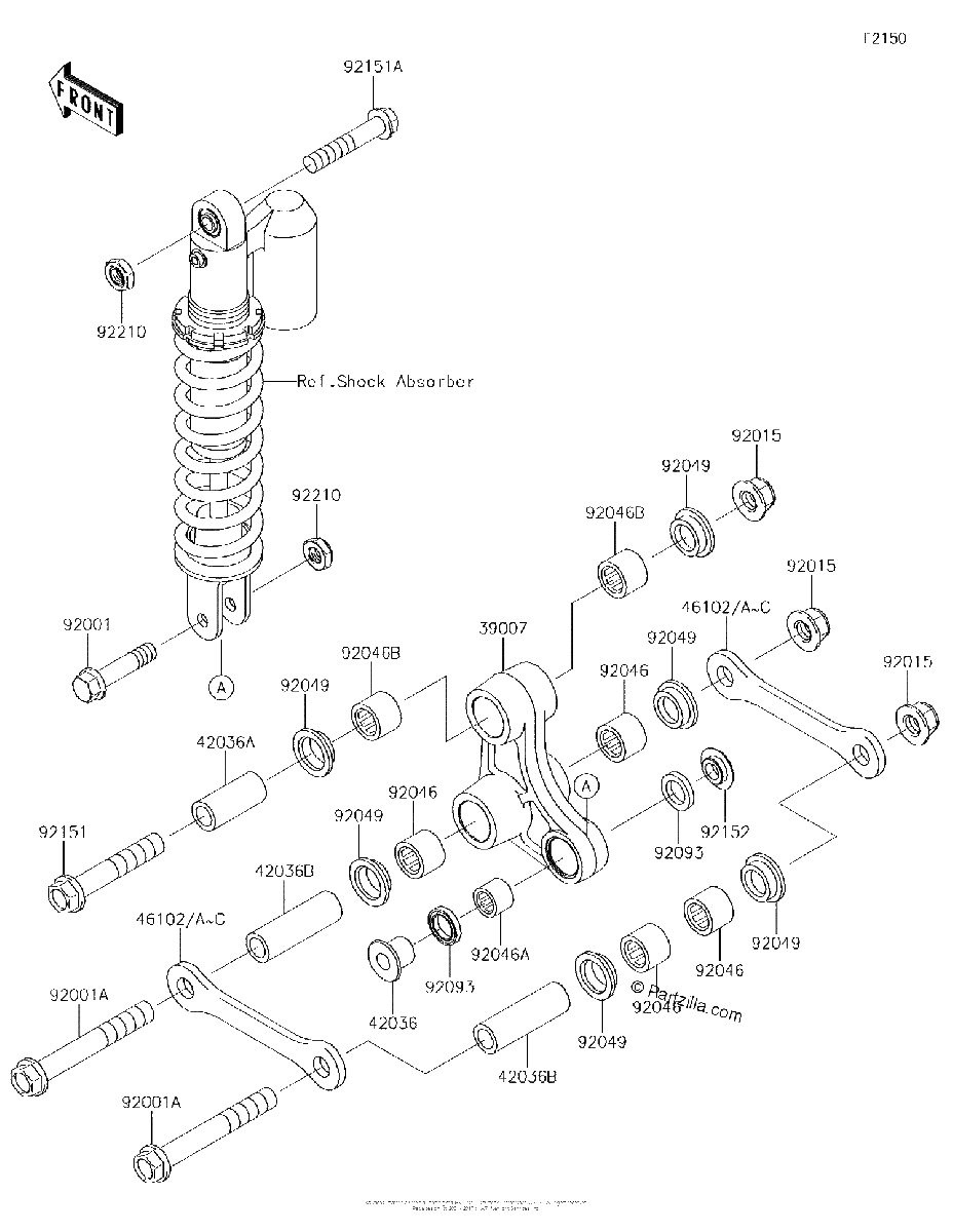 Diagrama de REAR SUSPENSION