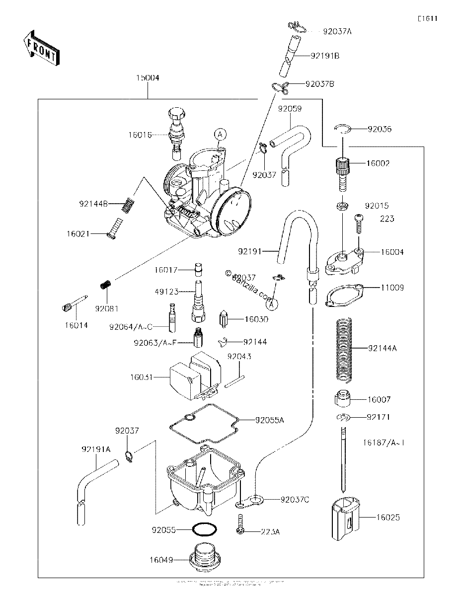 Diagrama de CARBURETOR