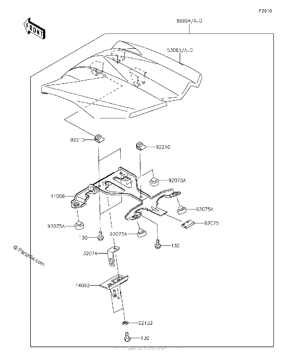 Diagrama de ACCESSORY SINGLE SEAT COVER