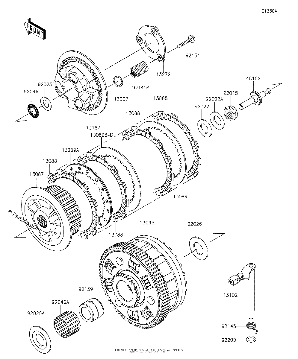 Diagrama de CLUTCH MGF