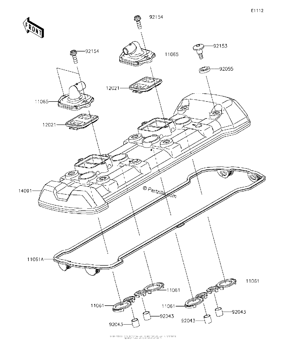 Diagrama de CYLINDER HEAD COVER