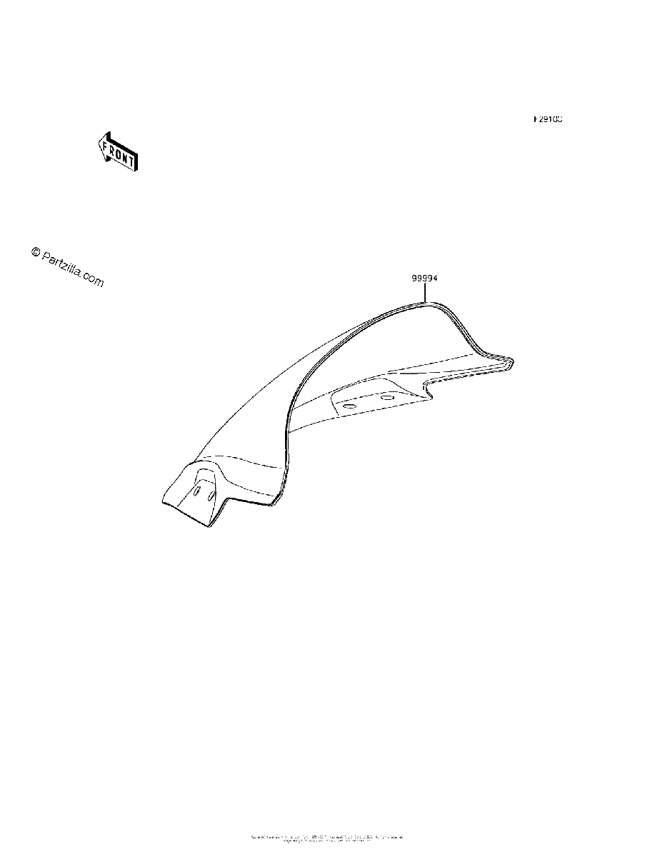 Diagrama de ACCESSORY WINDSHIELD BGF BHFA